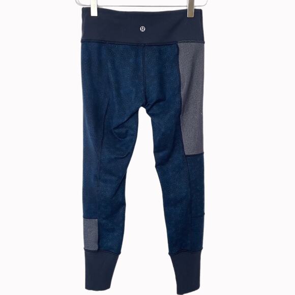 Lululemon Wunder Under Sashiko Patchwork Legging Sz 4 - Picture 3 of 5